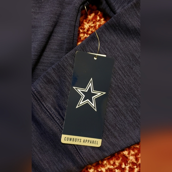 DALLAS COWBOYS Navy Blue "Tillar Poly Hoody" Pullover (M, L, XL, 2XL,3XL) - Picture 4 of 5